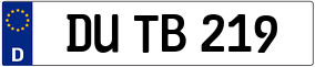 Truck License Plate